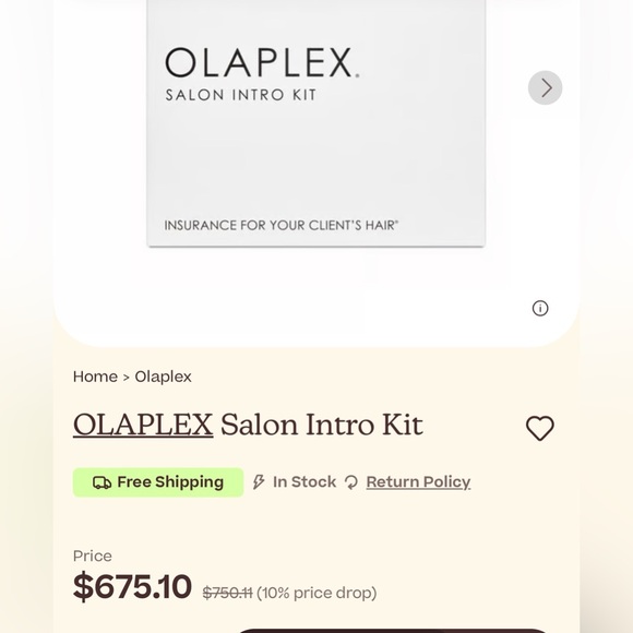 Olaplex salon intro kit - Picture 8 of 11